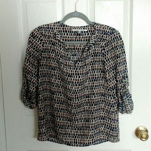 Collective Concepts Geometric Print Blouse